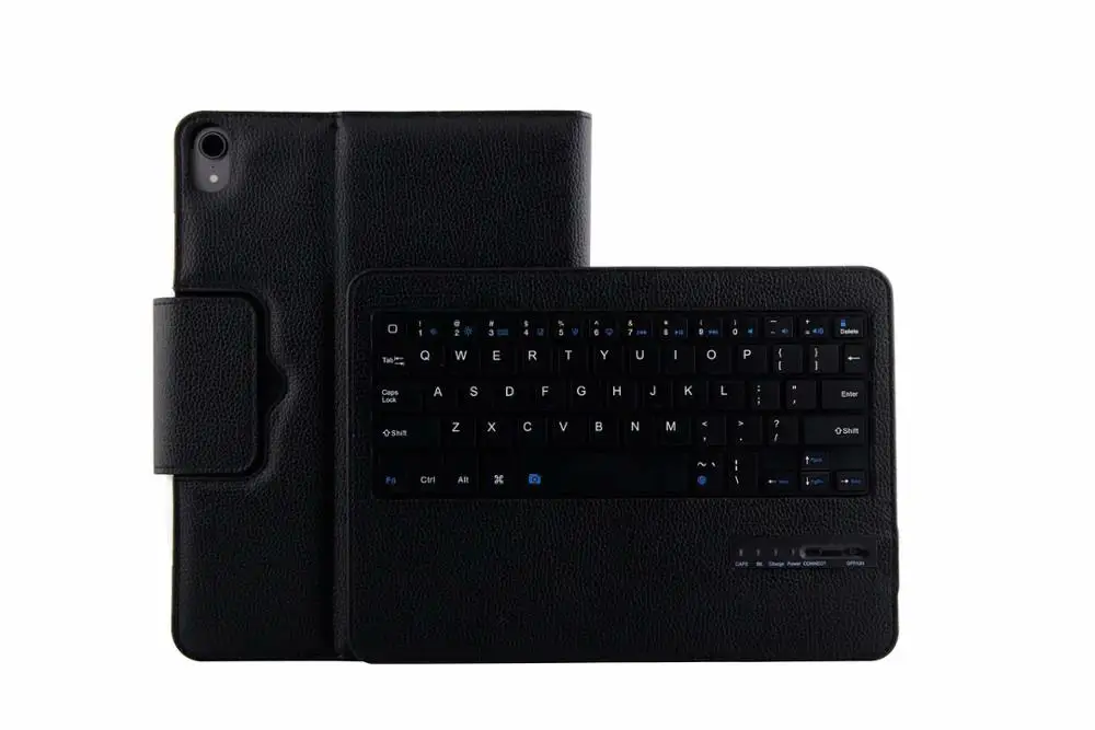 10pcs/lot Wireless Bluetooth Keyboard+pu Leather Cover Protective Smart