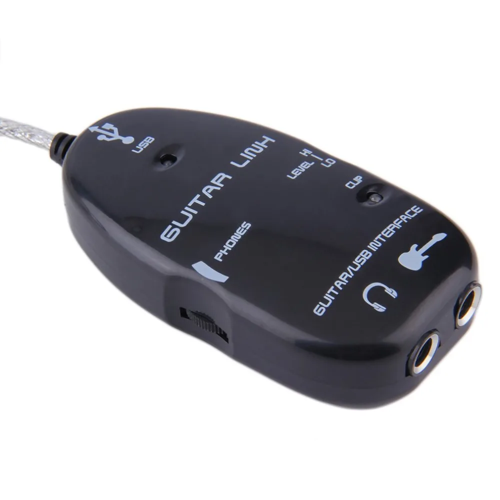 

Electric Guitar USB Cable Audio Interface Adapter Connecting Computer Cable Supplies For MAC/PC Music Recording