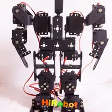 13 dof человекоподобный робот, сплав био-робот рамка/структура, металл бибид Ходьба робот аксессуары/части, для DIY робот, учебный проект
