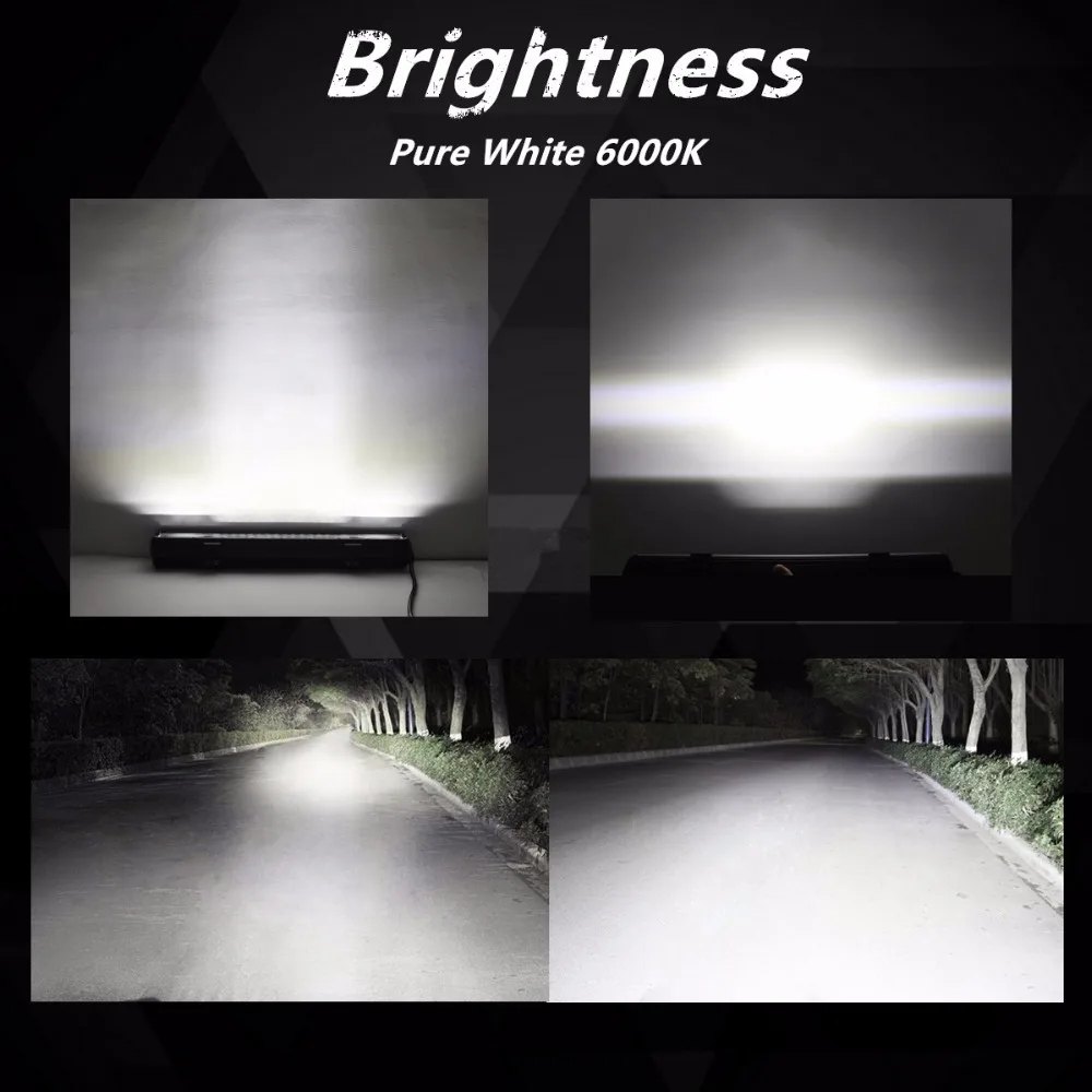 2x" 36 Вт led Spot Light+ 1x20" 288 W комбинированного луча 3 ряда светодиодный свет работы IP67 Водонепроницаемый 4x4 внедорожных автомобилей boat прямые светодиодная фара для грузовой машины бар 12 v 24 v