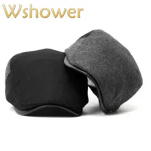 Который в душе черный серый лоскутный толстый теплый шерстяной Зимний берет шляпа для женщин и мужчин плоская кепка Уличная Повседневная газетная шляпа