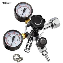 Hai Đồng Hồ Đo CO2 Keg Bia Kegerator Điều Chỉnh, Dự Thảo Bia Pha Chế CO2 Điều Chỉnh với CGA-320 Hút Gió, 0-60 PSI, 0-3000 PSI(China)