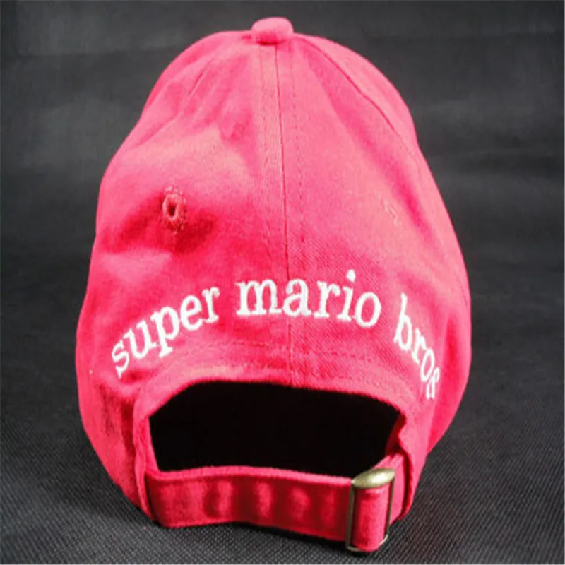 2020 Super Mario Cotton Caps Hat Red 