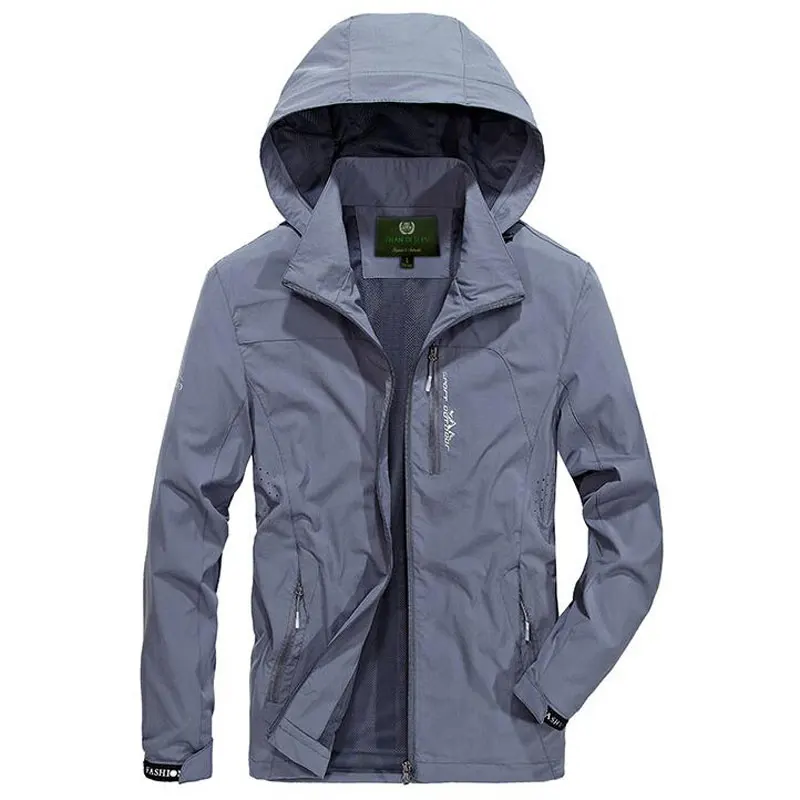 

2018 New Spring Autumn Outdoor Sport Quick Dry Jackets For Men Climbing Hiking Shoot Camping Jacket Male Outwear Windbreaker