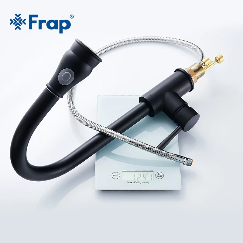 Frap Newly Arrived Pull Out Kitchen Faucet Black Sink Mixer Tap Sprayer Two Ways Spout Kitchen Hot and Cold Water Faucets Y40080 Frap Newly Arrived Pull Out Kitchen Faucet Black Sink Mixer Tap Sprayer Two Ways Spout Kitchen Hot and Cold Water Faucets Y40080