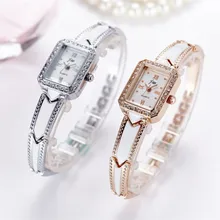 Marque de luxe Bracelet Montres Femmes En Acier Inoxydable Montres Dames Robe Quartz Montres Horloge montre femme AC071