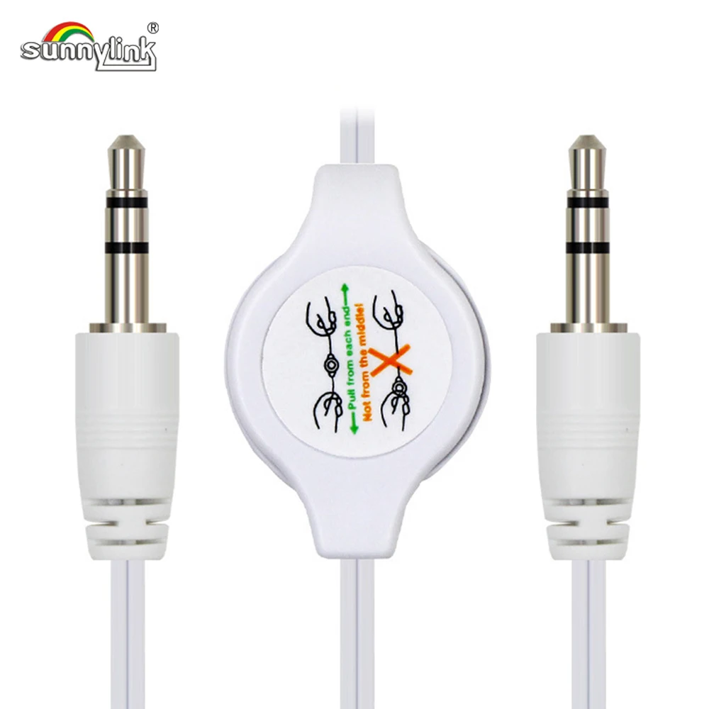

RETRACKABLE CAR AUDIO 3.5MM AUDIO MALE TO MALE CABLE , FLEXIBLE 3.5MM JACK STEREO AUXILIARY AUDIO CABLE FOR EARPHONE/SPEAKER/MP3
