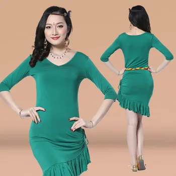 

Bellydance For Oriental Dance Costumes Belly Dance Costumes Limited Women New Spring And Summer Suit Leotard Sleeve Modal Adult