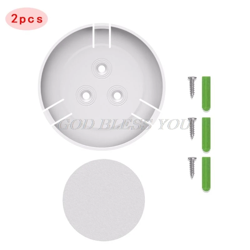 

2Set 360 Degree Swivel Plastic Camera Wall Mount Bracket Holder for Mi/Yi Smart Home Security Camera Accessories