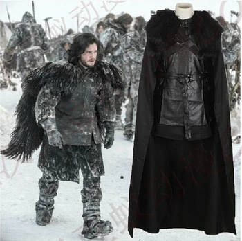 

Game of Thrones A Song of Ice and Fire Jon Snow Cosplay Costume(can be customized)