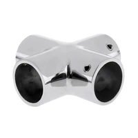 נירוסטה סירה יד תואר נירוסטה 4 Way סירה יד Rail התאמת Fit 25mm קוטר צינור / צינור סירה / 1 יח 316 90 יאכטות Etc 2.8 x 2.8 אינץ 