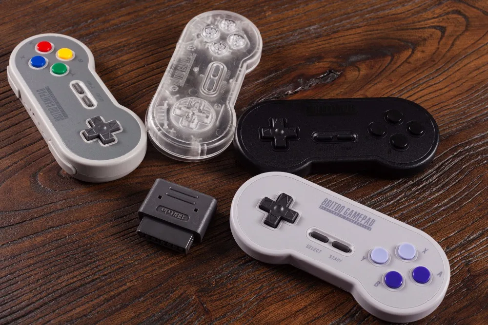 8bitdo SN30 SF30 ретро комплект Беспроводной подключения Bluetooth геймпад для nintendo SNES SF-C Android и Windows, Mac OS