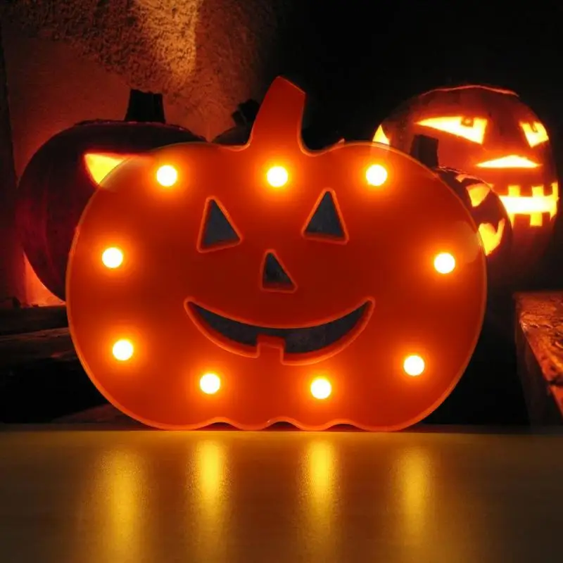 

3D Pumpkin LED Night Light Festival Party Kids Bedroom Home Decor Desk Lamp