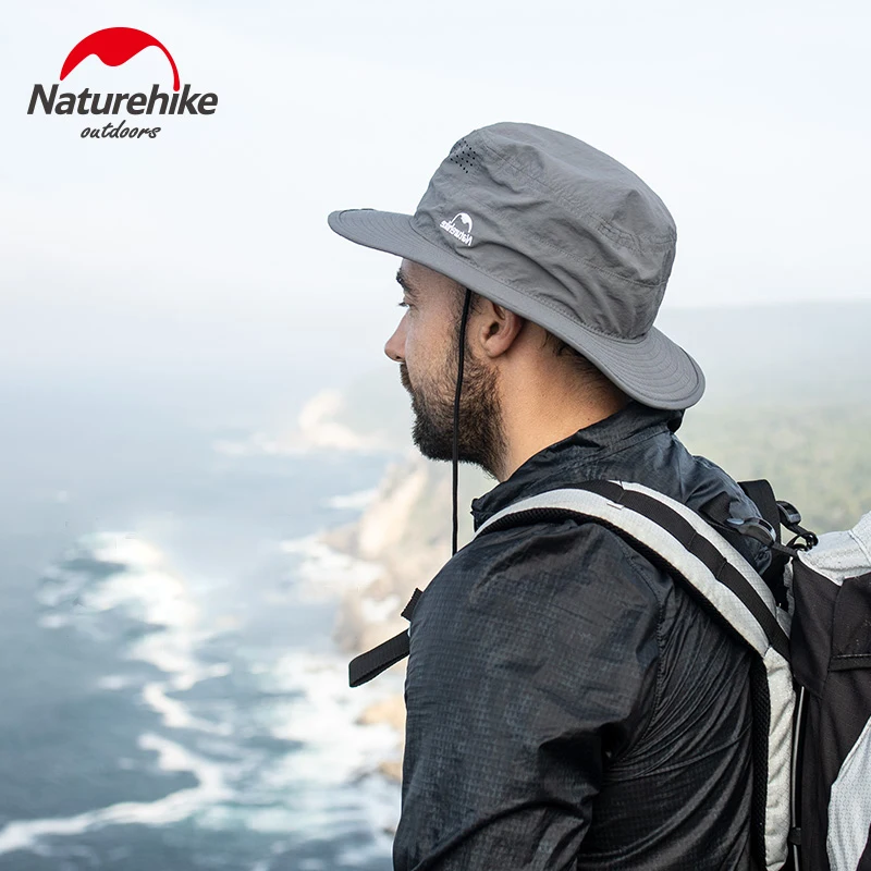 Летняя уличная Рыбацкая шляпа Naturehike с защитой от УФ лучей туристический походный