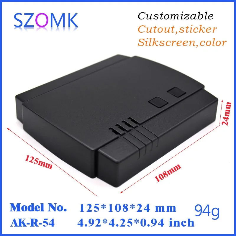 

10 pcs/lot plastic hinged wall mount enclosures 125*108*24mm plastic enclosure box szomk aluminium case housing electronics