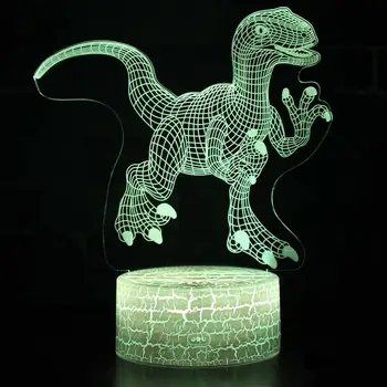 

Dinosaur Kids Toys Glow in the Dark Fluorescent Birthday Gifts Children Luminous Night Light