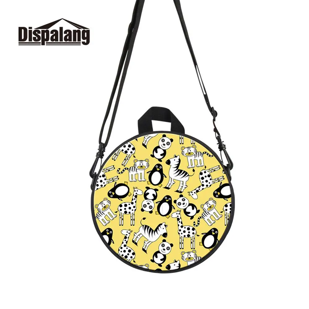 

Beautiful Round Shape Messenger Bag Female Crossover Bags Pretty Shoulder Bags for Girl Polyester Multi Function Daypack