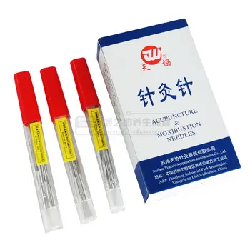 

Quality 0.35*13/25/40/50/60/75mm tianxie non-disposable acupuncture needles set acupuncture massage needle use