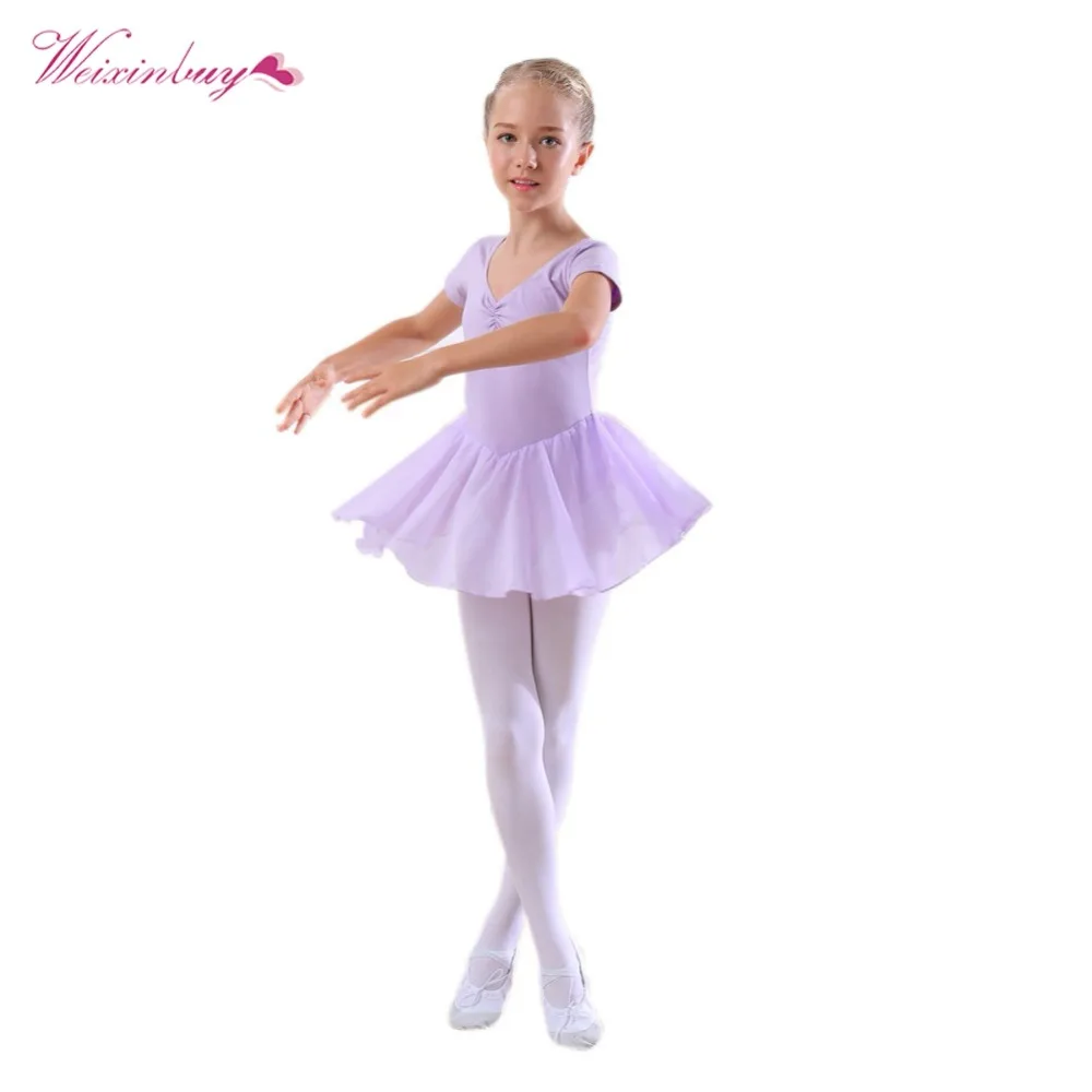 

WEIXINBUY 6Styles Girls Long Sleeve Ballet Dress Dancer Gymnastic Leotard Girl Dance Kids Ballet Costumes Girls Dance Leotard
