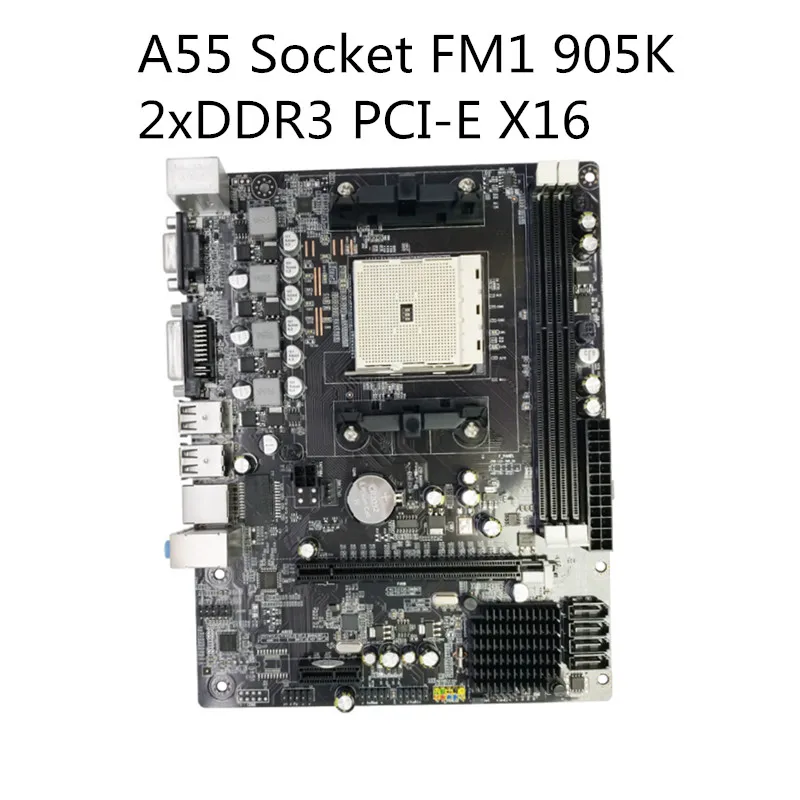 

New A55 motherboard FM1 desktop computer motherboard FM1 interface AMD A8/A6/A4/E2CPU supports DDR3