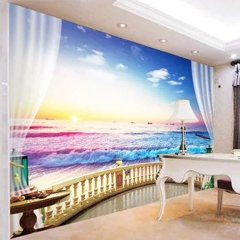 

High Quality Modern 3D Natural Scene Photo Wall Paper Living Room Background Wall Home Decor Wallpaper Brick Murales De Pared 3D