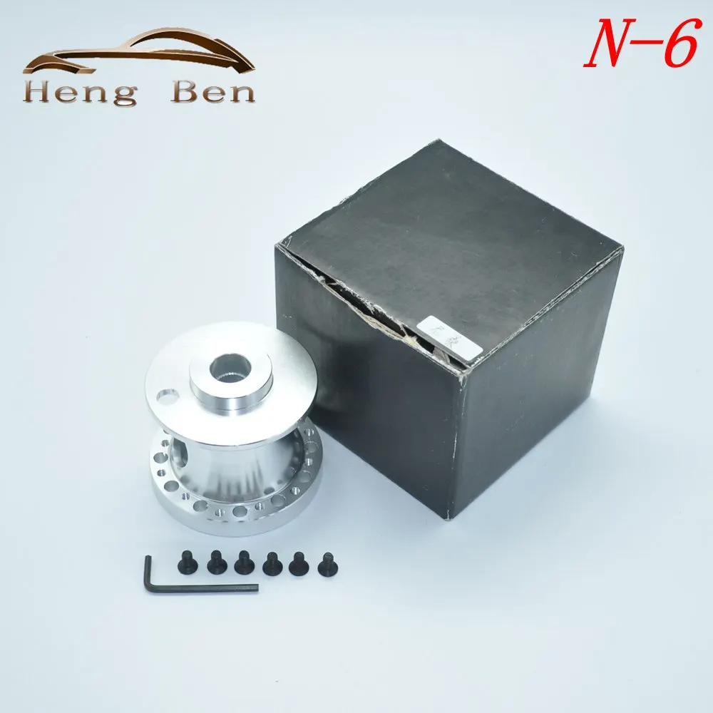 Hb 2017 Racing Chrome Billet Aluminum Steering Wheel Boss Kit Hub