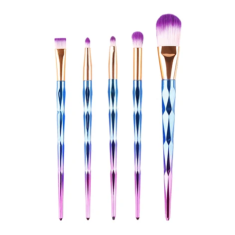 

5Pcs Diamond Makeup Brushes Set Powder Foundation Blush Blending Eye shadow Lip Cosmetic Beauty Make Up Brush pincel maquiagem