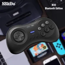 8BitDo M30 Bluetooth геймпад для sega Genesis Mega Drive Стиль для nintendo Switch macOS Android паровой Xiaomi смартфонов