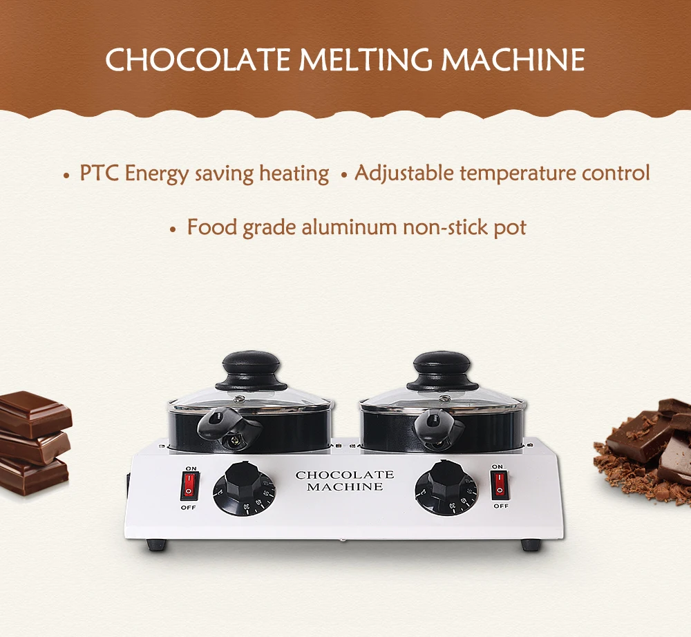 Домашнее нагревание плавление Электрический плавильная машина для шоколада мини плавильная печь, маленькая кухонная утварь