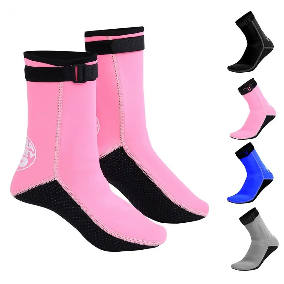 HISEA носки для дайвинга пляжные ботинки 3 мм неопрен водные виды спорта пляжные туфли противоскольжения для подводного плавания ботинки для серфинга для Для мужчин Для женщин