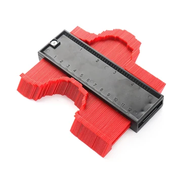 

Plastic Contour Duplication Gauge Squares Measuring Tool Protractor Copy Irregular Shape Fit Easy Cutting Profile Carpenter Tool