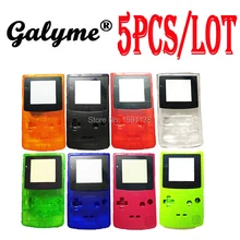 5 шт./лот Multi-Цвет полный Корпус комплект В виде ракушки чехол для Gameboy Цвет гпоб dmg GBP Замена мальчик Цвет игры консоли крышка объектива