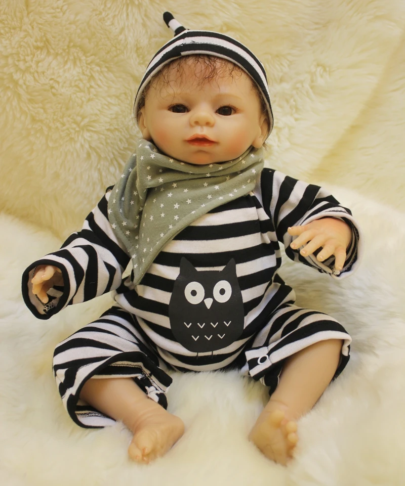 Soft Body Silicone Reborn Boy Baby Doll Toy
