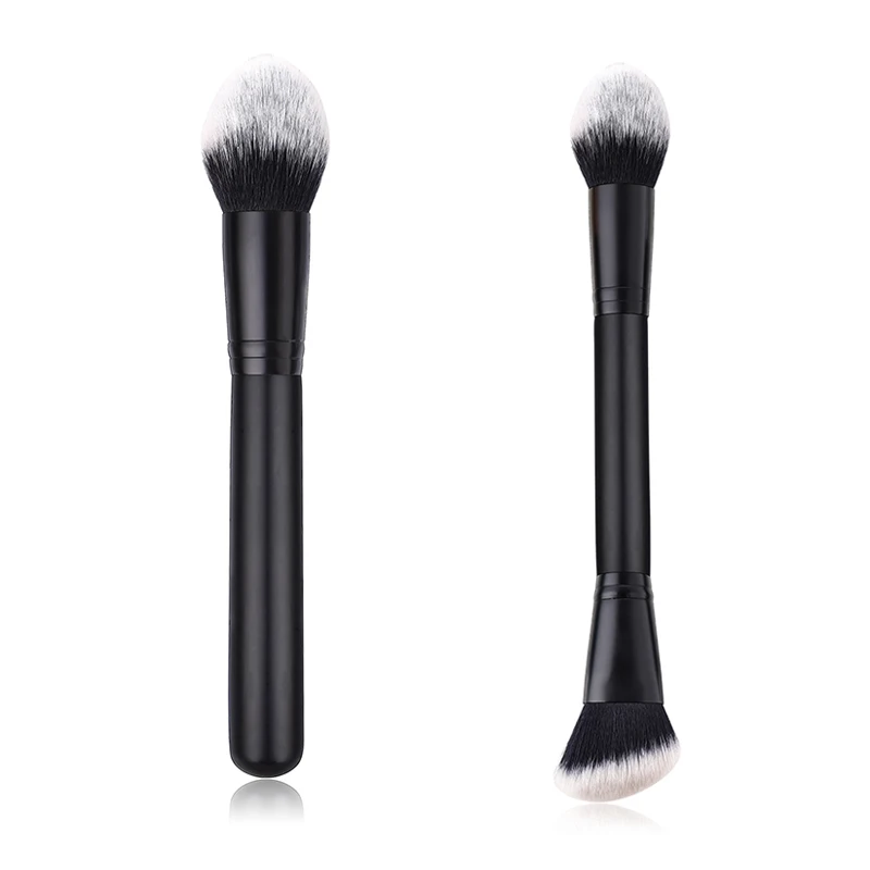 

1PCS Powder Blush Makeup Brush Double Ended Pro Contouring Sculpting foundation Brush Professional Make Up Tools