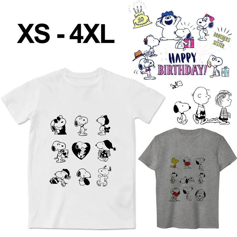 

Snoopy Anime New White Modal Top Short Sleeve T-Shirt