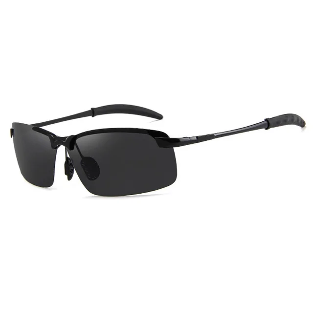 2018 Vintage Sunglasses Men Polarized Retro Anti Glare Men Sun Glasses For Driving Half Frame Eyewear