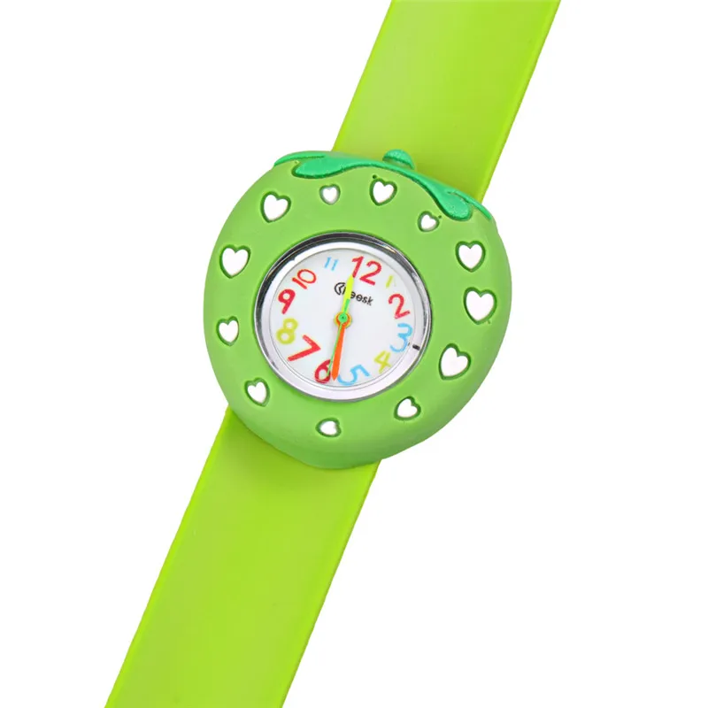 Детские часы Relogio Infantil, детские часы с 3D изображением животных, резиновые кварцевые детские часы для девочек и мальчиков, милые часы Reloj Relogio Montre