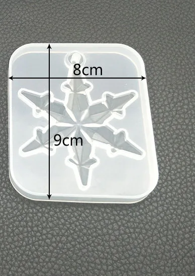 Снежинка ожерелье серьги браслет ювелирные изделия Плесень Подвески со шкалой из кристаллов Ювелирные изделия смолы формы для ювелирных изделий инструмент - Цвет: big heart