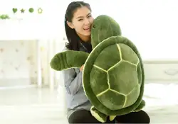 Большой 50 см мультфильм Зеленый черепаха плюшевые игрушки черепаха мягкая подушка подарок на день рождения b1229