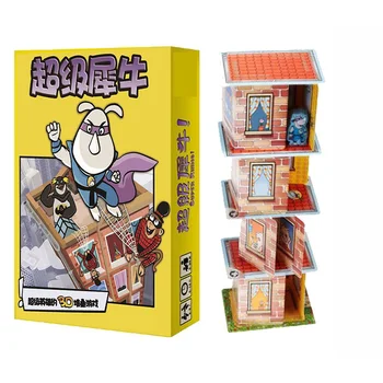 

2-5 Players Funny Cards Games Super Rhino Board Game High Quality Paper Game For Party/Family