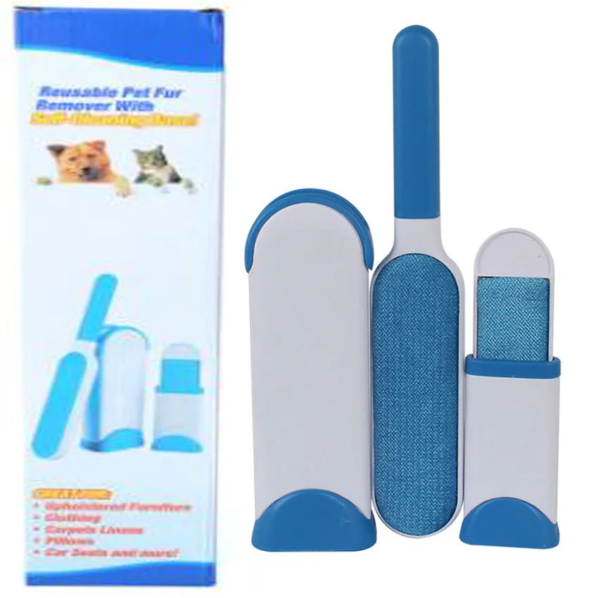 

Dog Comb Tool Pet Hair Remover Brush Dog Cat Fur Brush Base Double-Side Home Furniture Sofa Clothes Cleaning Lint Brush