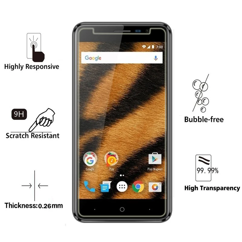 Vertex impress Тигр закаленное Стекло для Impress Орел 5 Экран протектор Защитная пленка