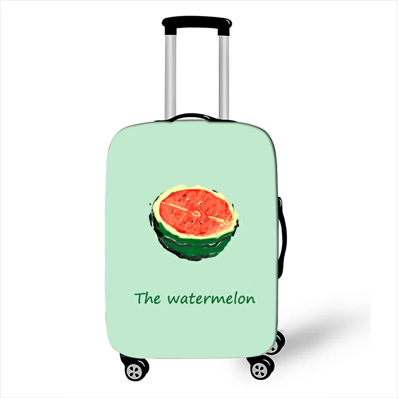 Небольшой свежий сплошной цвет милый багажный Защитный чехол для путешествий эластичный чехол для чемодана Анти-пыль Дорожный чемодан-тележка - Цвет: qx005
