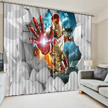 

3d curtain Decoration curtains Luxury Blackout 3D Window Curtains For Living Room Bedroom Customized size cartoon curtain