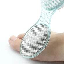 1 шт. 4в1 удобный Пемза для ног щетка для удаления мертвой кожи Педикюр шлифовальный инструмент для ухода за ногами цвет случайный