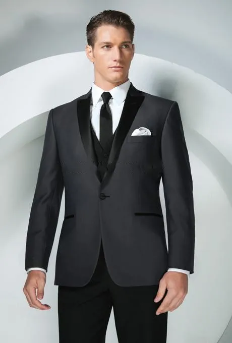 Online Buy Wholesale charcoal black suit from China charcoal black
