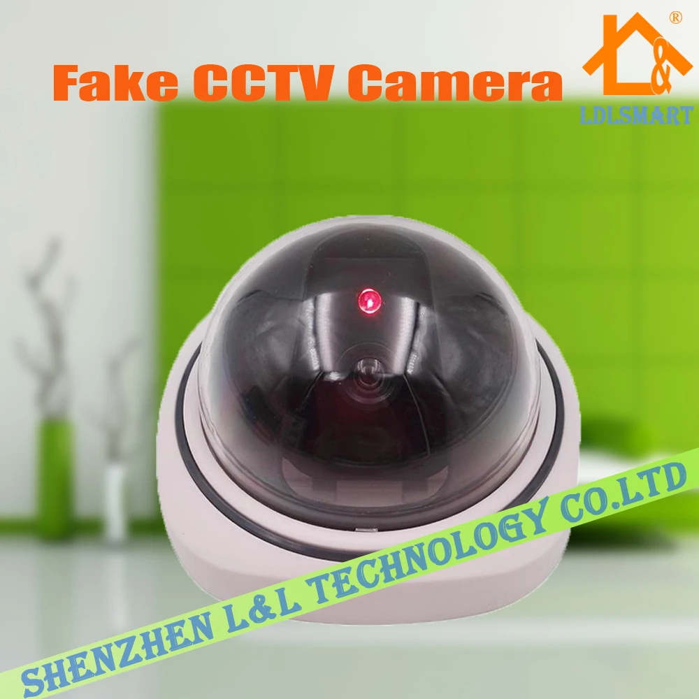 Dummy Camera Fake CCTV Camera Dome Waterproof Outdoor For Home Security