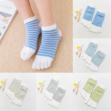 Зимние забавные Женские носочки с разноцветным принтом для девочек; хлопковые носки с круглым носком; женские носки с пятью пальцами; calcetines mujer