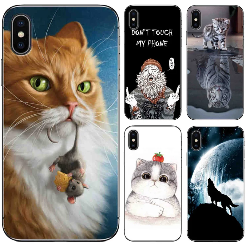 Чехол для iPhone 6 S 7 8 Plus 5 5S SE X печать обложек рисунок узорные XR XS Max чехол телефона