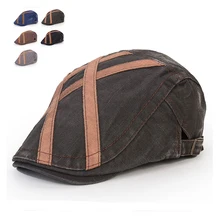 Новинка, хлопковые береты, шапки унисекс, весна-осень, плоские шапки для мужчин и женщин, винтажные, Casquette Gorras Planas Boinas, береты, мужская шапка